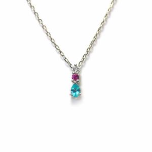 PTパライバトルマリンネックレス X9050-PLPT : iwaiwa jewellery