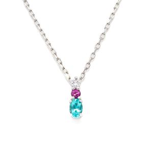 PTパライバトルマリンネックレス X9050-PLPT : iwaiwa jewellery