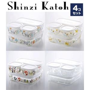 iwaki（イワキ） パック＆レンジ 角型 8点 セット グリーン 耐熱ガラス