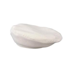 ベレー帽 ヒッコリー ベージュ レッド ブラック 赤 黒