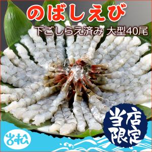 好評につき完売いたしました。のばしえび 40尾 送料別