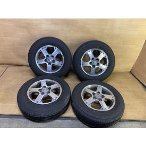中古 パジェロミニ H58A アルミホイール 4本 175/80R15 タイヤホイール
