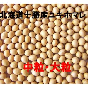 【白大豆】北海道十勝産　ユキホマレ　中粒・大粒　１K