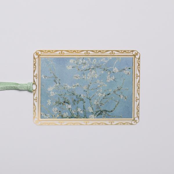 デザインブックマーク 絵画デザイン「花咲くアーモンドの木の枝」