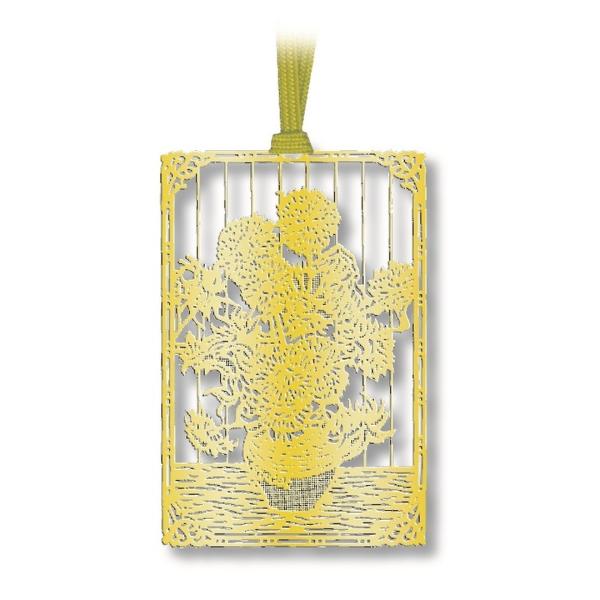 金のしおり「ゴッホのひまわり」