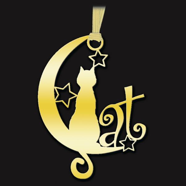 キャットブックマーク「猫と月G」