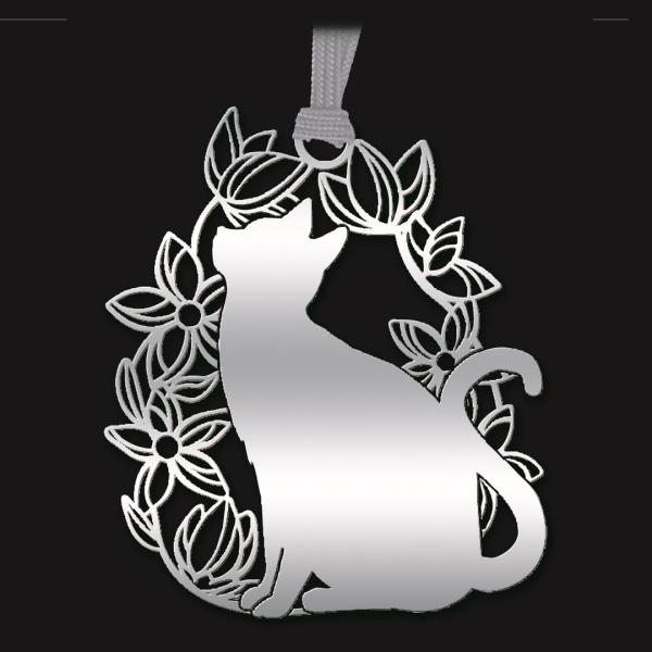 キャットブックマーク「猫と花S」