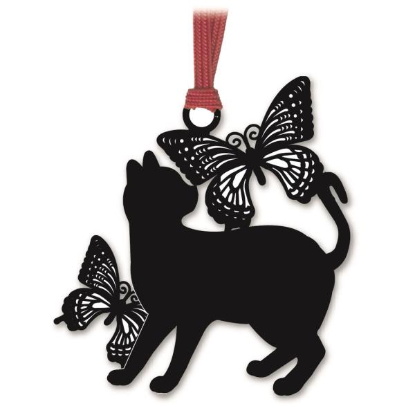 キャットブックマーク「猫と蝶B」