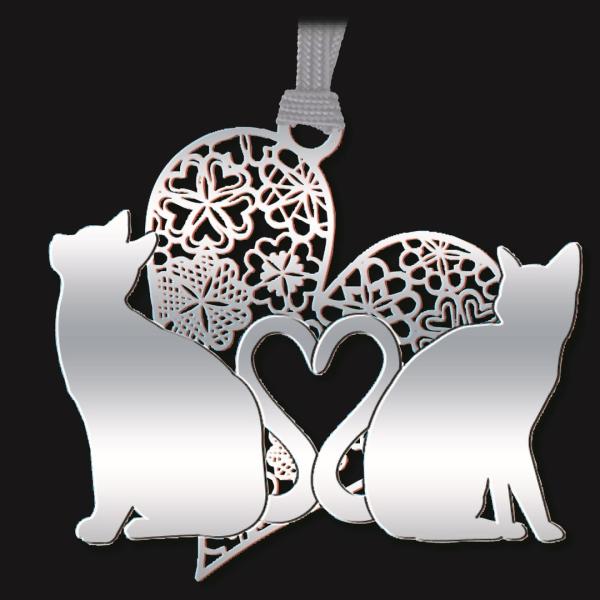 キャットブックマーク「猫とハートS」