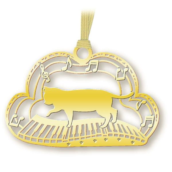 キャットブックマーク「猫と鍵盤G」