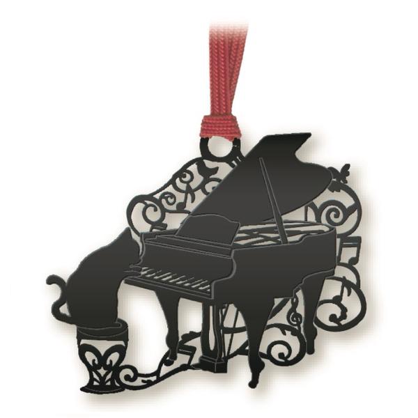 キャットブックマーク「猫とピアノB」