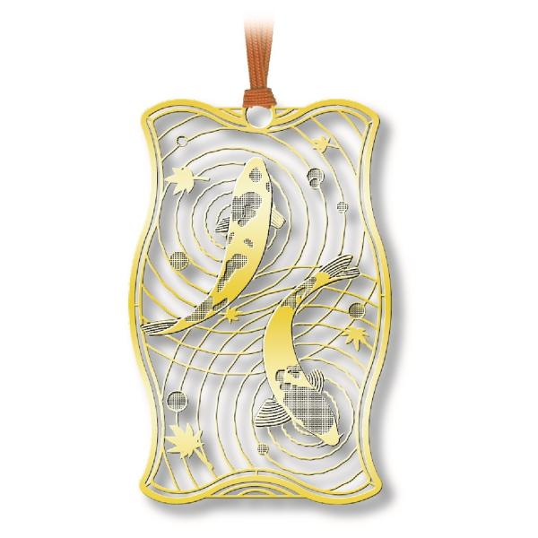 金のしおり「鯉」