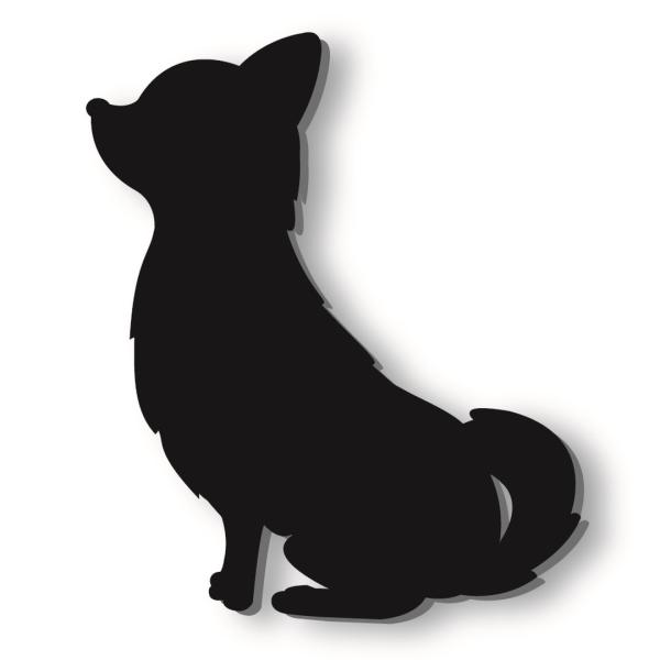 シルエットマグネット「チワワ」