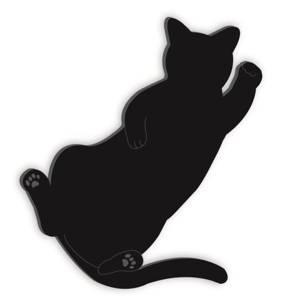 シルエットマグネット「くつろぎ猫」