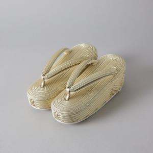 草履 コード刺繍草履 ks-09 金 銀 黒 ...の詳細画像4