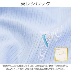 東レシルック 夏小紋 反物 絽 大久保信子流き...の詳細画像2