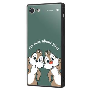 iPhone SE/ iPhone SE/ 8 / 7 / /耐衝撃ケース KAKU トリプルハイブリッド / チップ＆デール_アップ
