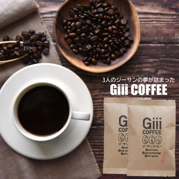レギュラーコーヒー お試し Giii-coffee ジーサンコーヒー ポストイン 中挽き ドリップコ...