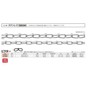 ニッサチェイン ニッサ ステンレス ラダーチェーン リール巻 2mm×10m R