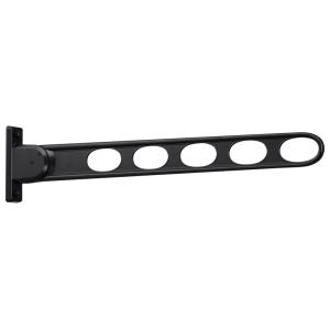 ホスクリーン 川口技研 窓壁用 物干し金物 HK-75-BL ブラック 1本 *