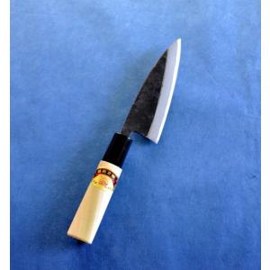 江戸菊水 黒打 薄出刃包丁 左きき用 90mm * : 岩内金物店 - 通販