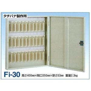 タチバナ製作所 キーボックス Fiタイプ 壁掛式 アイボリー 30本掛 Fi-30