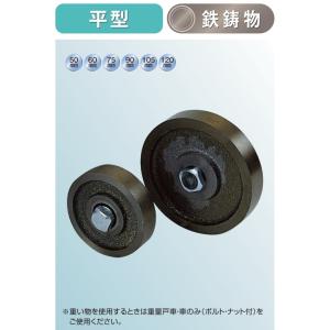 (メール便 可 1個まで) ヨコヅナ 鉄パテント車 平型 PHP-1052 105mm