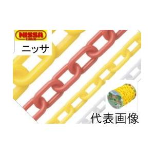 ニッサチェイン ニッサ プラスチック リンクチェーン リール巻 6mm×30m R-PW60 白｜iwauchi-kanamonoten