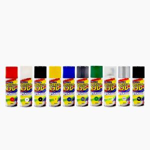 48本入 佐藤ケミカル SC アクリルラッカースプレー 300ml (赤・白・黄・青・緑・グレー・クリヤー・シルバー・つや消し黒・黒 より選択)