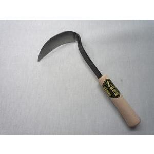 農家向け 草削り鎌 本刃付 刃渡り120mm SK-160