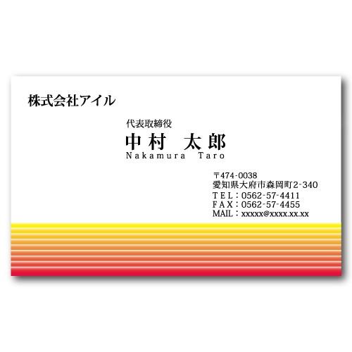 名刺 印刷 100枚 片面印刷 名刺印刷 名刺作成