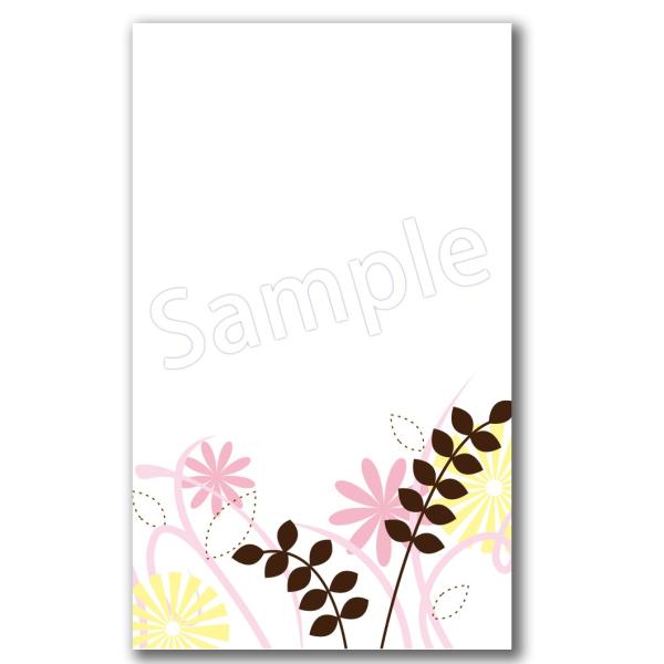 メッセージカード c009 名刺サイズ 片面印刷 100枚 カード印刷 グリーティングカード メッセ...