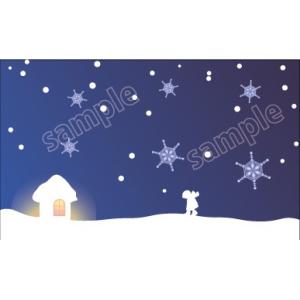 グリーティングカード c030 名刺サイズ 片面印刷 100枚 カード印刷 メッセージカード