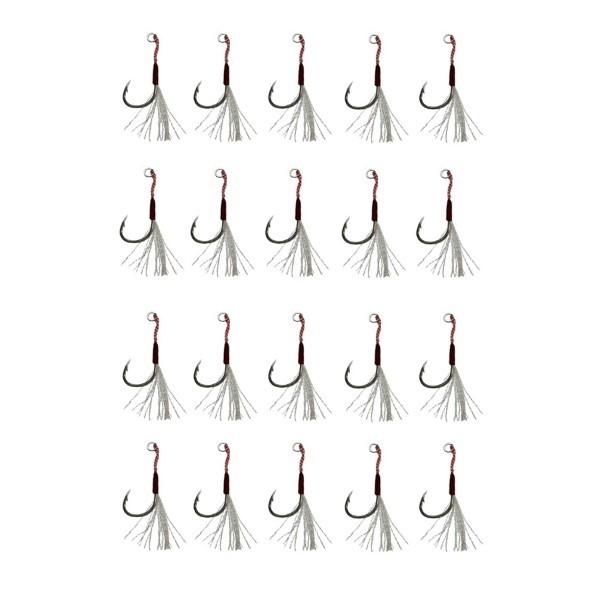 アシストフック 20#　20本セット 　ブリ、サワラなど大物に