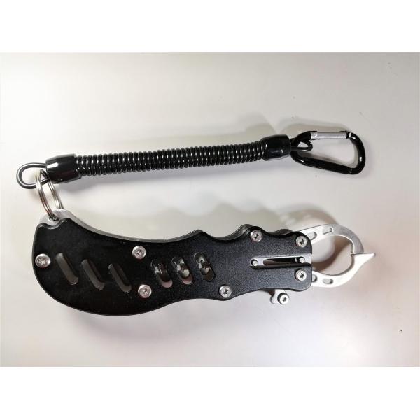 フィッシュグリップ　黒　1個 軽量 コンパクト