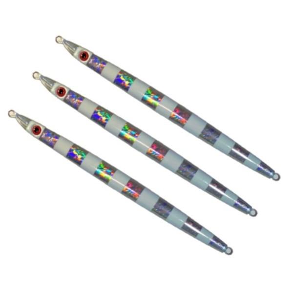ジグ　ロングジグ　160g　約23cm　3本セット　タチウオパターン