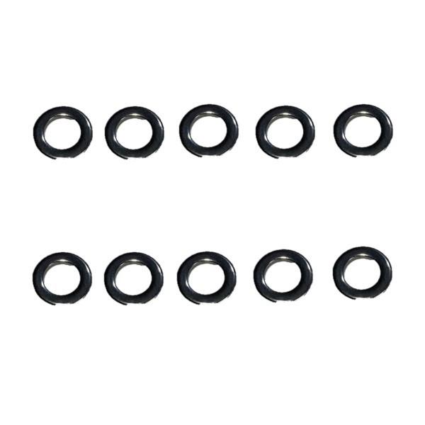 ソリッドリング10個 6.4mm  強度90Kg つなぎ目無し シームレスリング