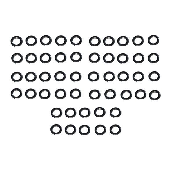 ソリッドリング 50個 6.4mm 強度90Kg つなぎ目無しのシームレスリング