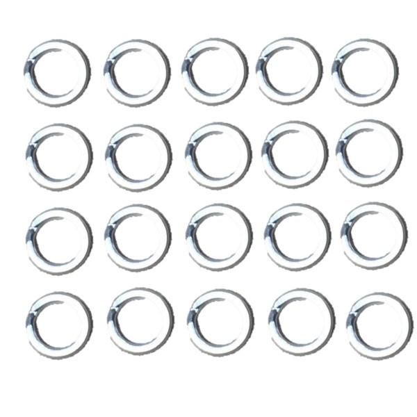 スプリットリング 9mm 強度55kg ステンレス 20個セット  ハマチやサワラ、シーバス釣りに