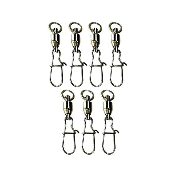 スナップスイベル 0#   7個セット 堤防からのアジ、サバ、タチウオ、シーバスなどに 送料無料 ポ...