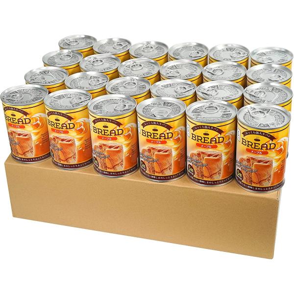 5年保存 缶パン メープル味ブレッド 24缶 ICSselection 缶詰パン 長期備蓄 防災食 ...