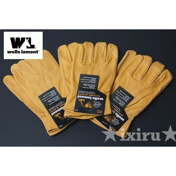 バイク グローブ 革 手袋 革手袋 バイクグローブ WELLS LAMONT レザーグローブ バイク...
