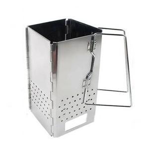 これであなたも火起こし名人 極厚 ステンレス チャコールスターター