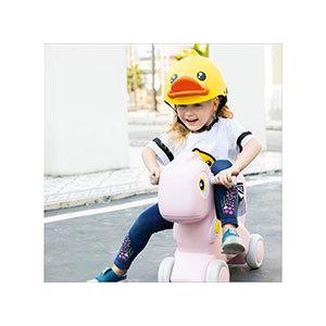 キッズ用アヒルヘルメット 幼児 自転車 安全 ...の詳細画像3