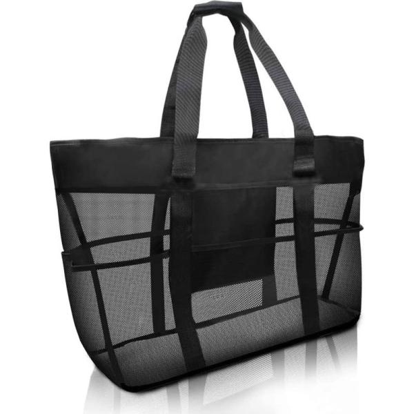 折ジワありの為大幅値下げ！トート メッシュ プール たっぷり収納 レディース 大容量 アウトドア 軽...