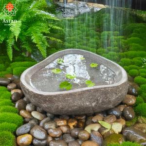 手水鉢 つくばい 水鉢 睡蓮鉢 石 ハス鉢 水盤 メダカ鉢 金魚鉢 大型