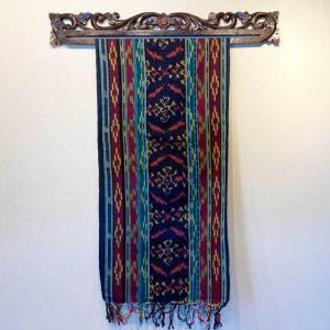 バリ アジアン雑貨 布 イカット 壁掛け 飾り タペストリー マルチクロス ジェパラ 18