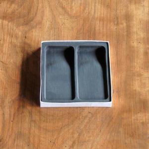 絵手紙・篆刻用 二面硯（双面硯）10×10cm