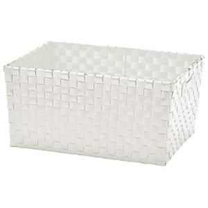ちどり産業 収納ボックス ホワイト 49X35XH23cm PEバスケット SF-987WH