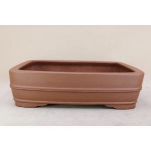 盆栽鉢】 時代鉢 古瀬戸 青磁長方鉢（左右19.5cm 無傷）いよじ園